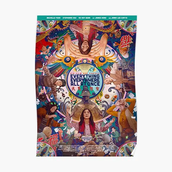 

Everything Everywhere All At Once Poster Mural Funny Decoration Vintage Room Modern Art Print Wall Home Painting Decor No Frame