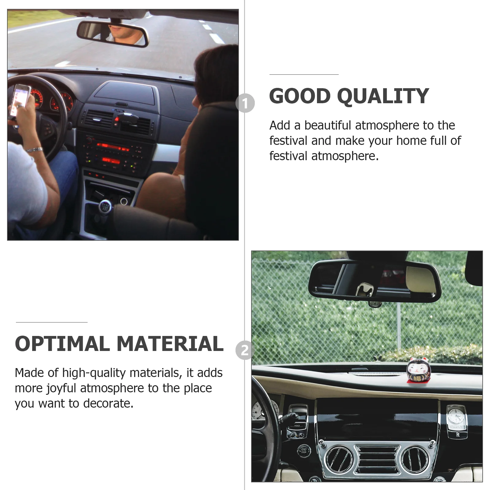 5 шт. украшения Bodhidharma реквизит для вечеринки керамическое украшение японская