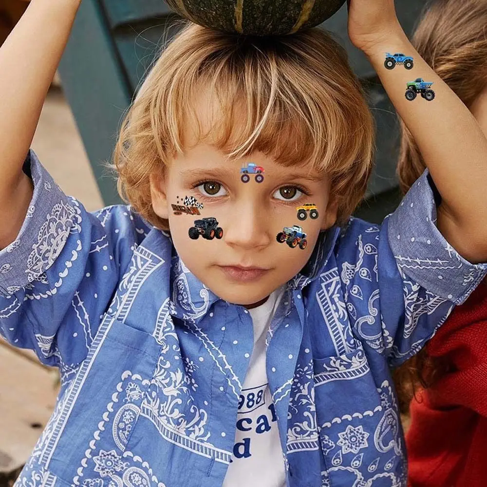 Автомобиль автомобиль космос боди-арт наклейка мультяшная Временная Детские