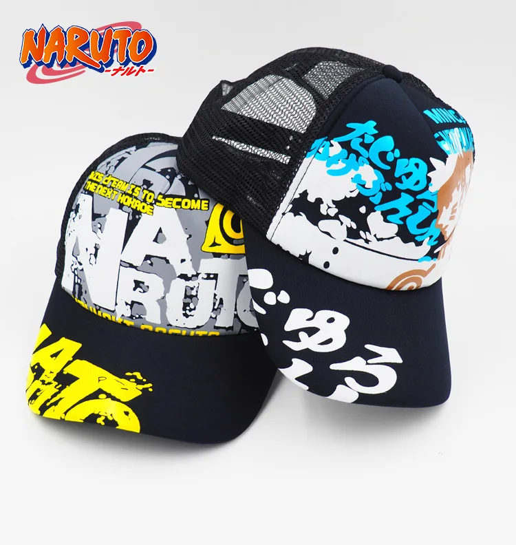 Бейсболка Наруто с аниме-фигуркой Итачи Саске Акацуки для косплея Регулируемая