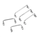 1 шт. Нержавеющаясталь промышленного шкафа распределения Ручка подвижная Складная Мебель Тянет Ручка 90100120135150 мм