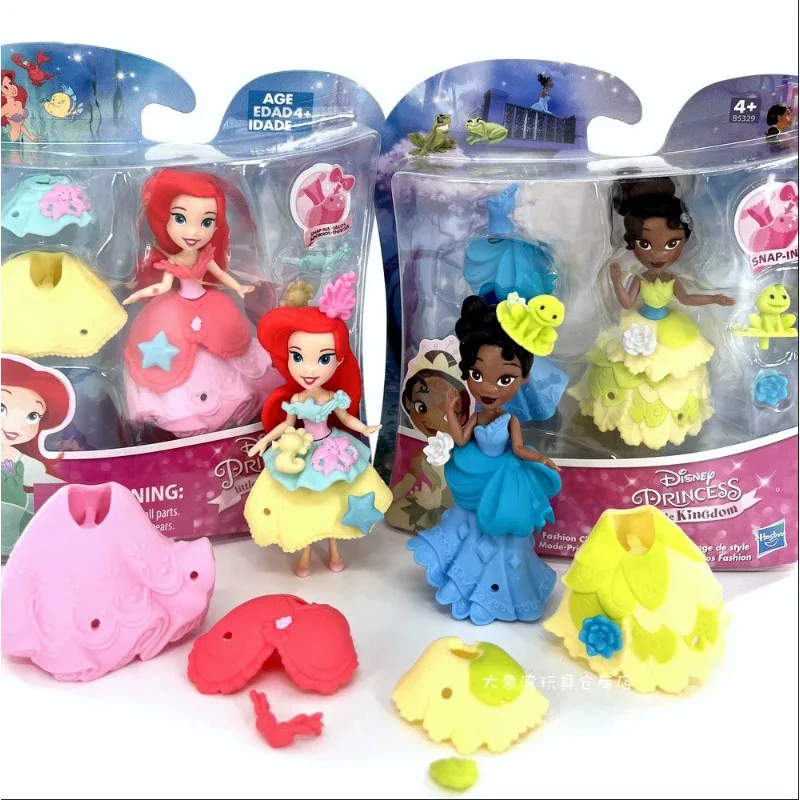 

Hasbro Disney Princess Toys Frozen Elsa Spinning Tales Minifigure Series Action Figure Toys Decoration Girls Doll Kids Gifts