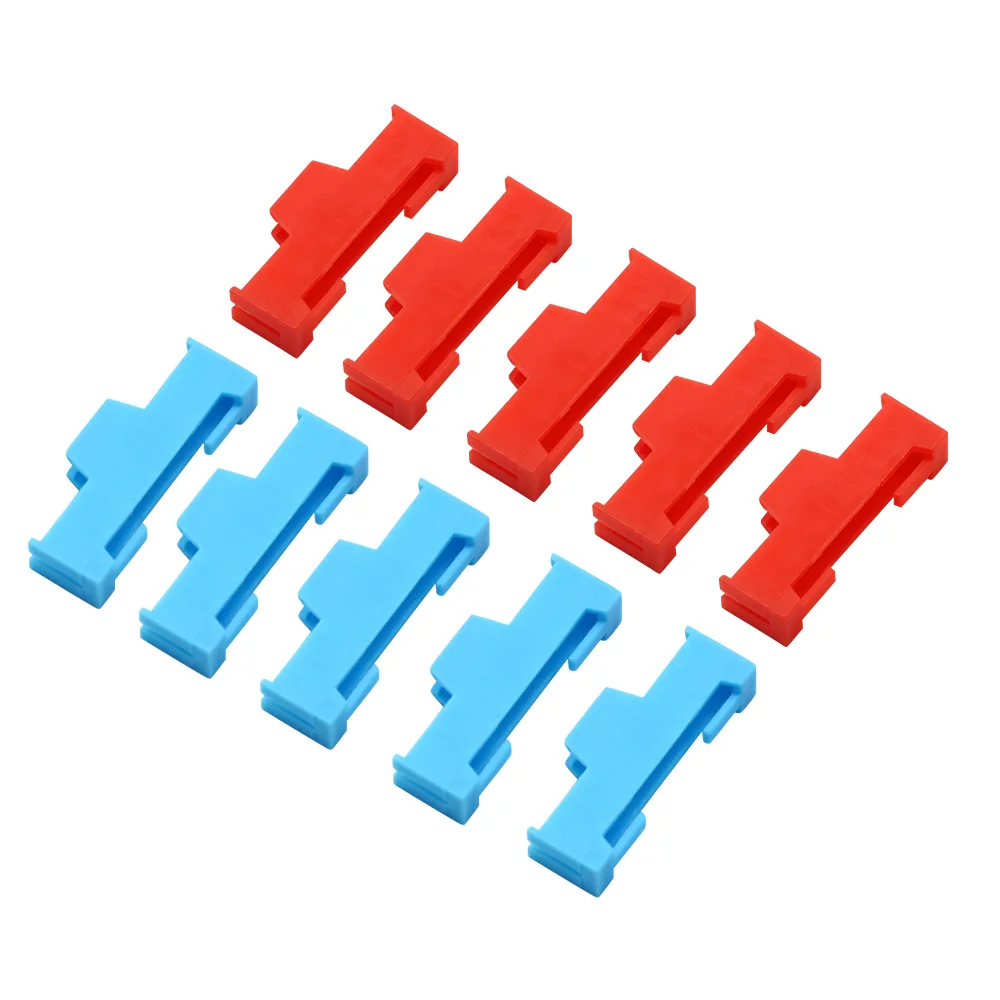 50pcs/lot Servo Extension Cable Buckle Clip Plastic Servos Cord Fastener Jointer Plugs Fixing Holder for DIY RC Airplane Parts images - 6