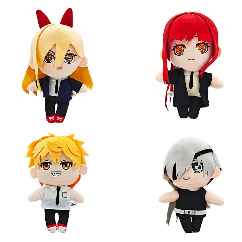 

Anime Chainsaw Man Makima Denji Quanxi Power Doll Figure Toys Cosplay Cartoon Accessories Props Gift