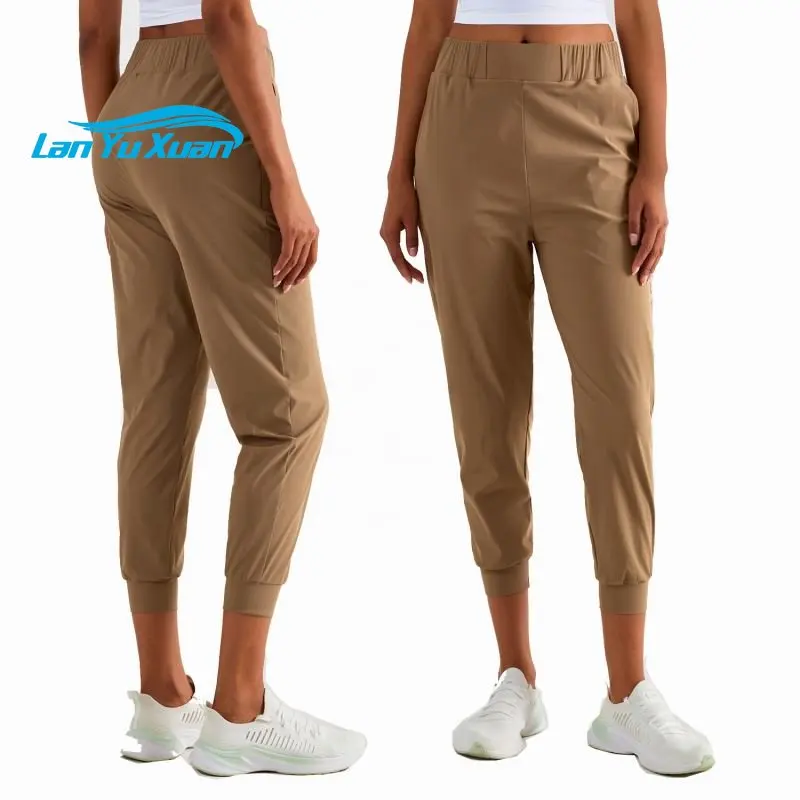 

Готовые к отправке Спортивные укороченные штаны для бега Одежда Для Фитнеса Йоги тренировки свободные штаны брюки женские штаны для бега