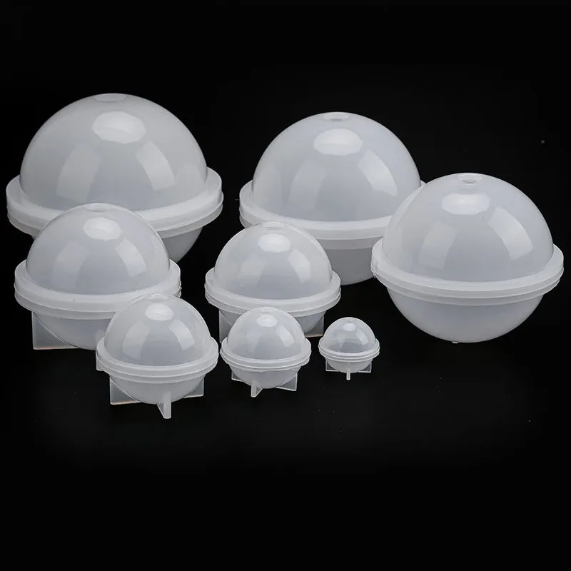 

3D Сфера, шар, силиконовая форма, круглая Прозрачная форма для УФ эпоксидной смолы, рукоделие, консервация для домашнего декора