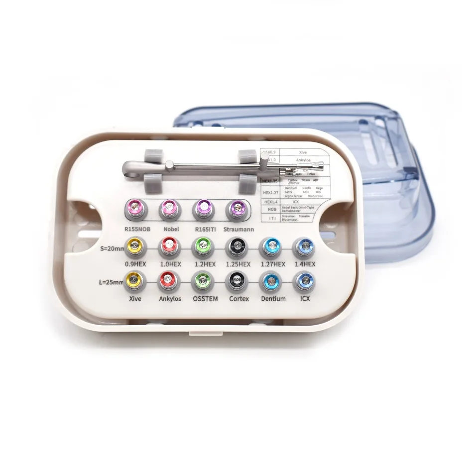 Универсальный ящик для инструментов зубных имплантатов многофункциональный