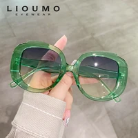 lioumo fashion round sunglasses for women 2022 gradient glasses men anti glare driving goggles trendy shades unisex gafas de sol