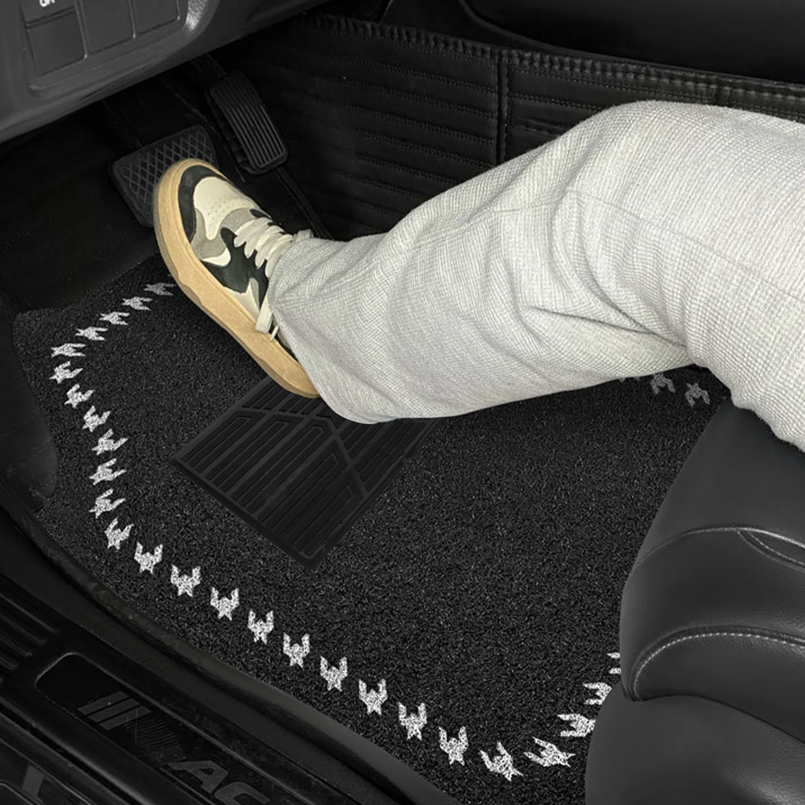 Подставка для ног педальный коврик автомобильный напольный защита стула