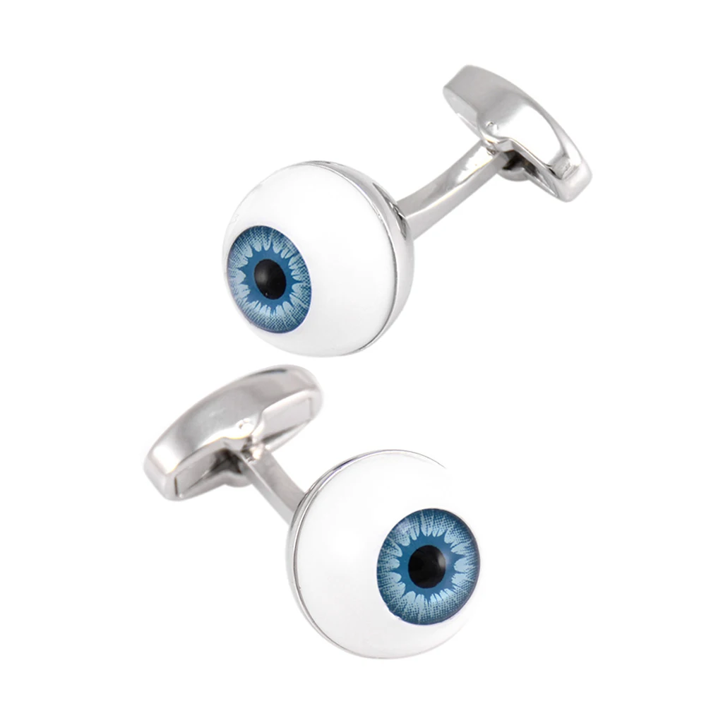Забавные запонки NVT с глазным яблоком для мужчин подарок вечерние бесплатной