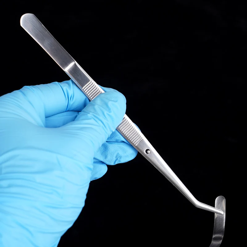 3 шт. стоматологические пинцеты из нержавеющей стали хирургические зубчатые