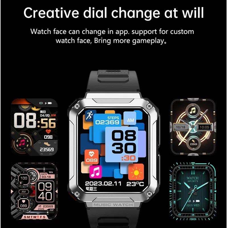 Смарт-часы T93 гарнитура TWS 4 Гб памяти беспроводные температура Bluetooth звонки 1 96