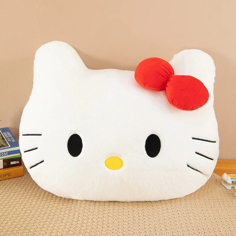 Подушка Hello Kitty 30/40 см милая большая диванная подушка с головой плюшевая кошки