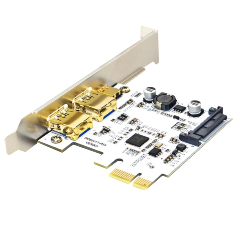 

USB3.0 Expansion Card TYPE C Positive And Negative Plug Adapter Card VL805 Master SATA Power Port 5Gbps Expansion Card