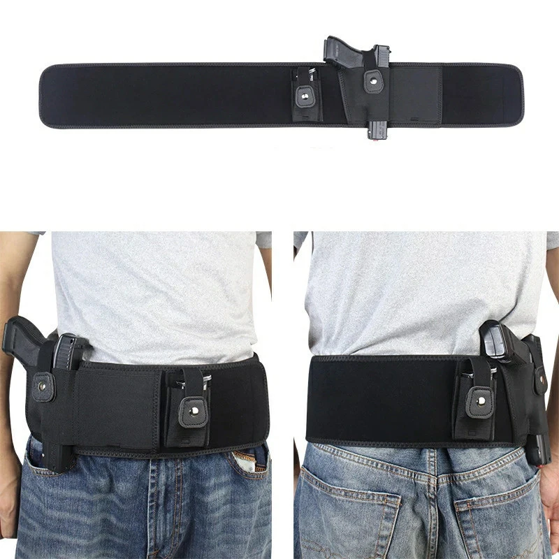 

Right/Left Hand Tactical Universal Pistol Holster Military Hidden Waist Belt Holsters Glock 19 Gun Outdoor Hunting Accessories