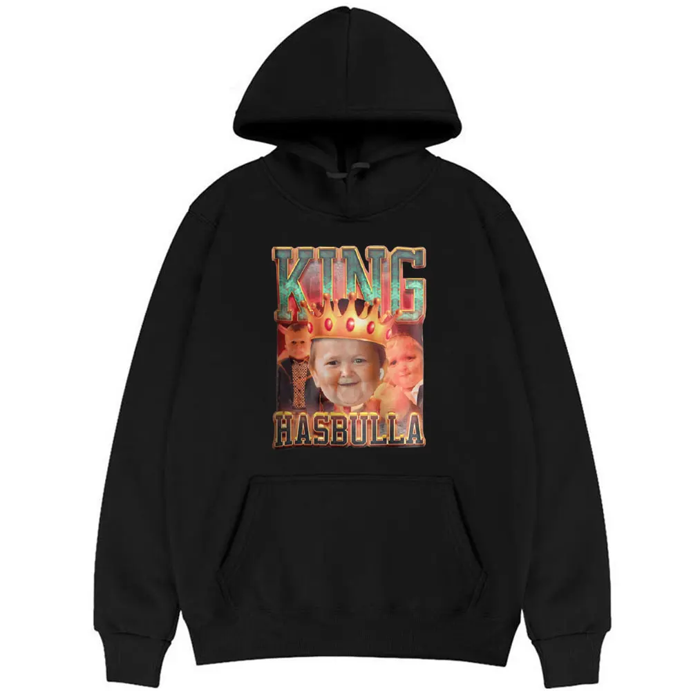 

Classic Hasbulla Fighting Meme Hoodie High Quality Casual Cotton Plus Size Sweatshirt Coat Mini Khabib Blogger Retro Men Hoodies