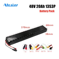 aleviy 48v 20ah 13s3p rechargeable lithium ion battery pack suitable for 1000w electric bicyclesscooters 18650 lithium battery