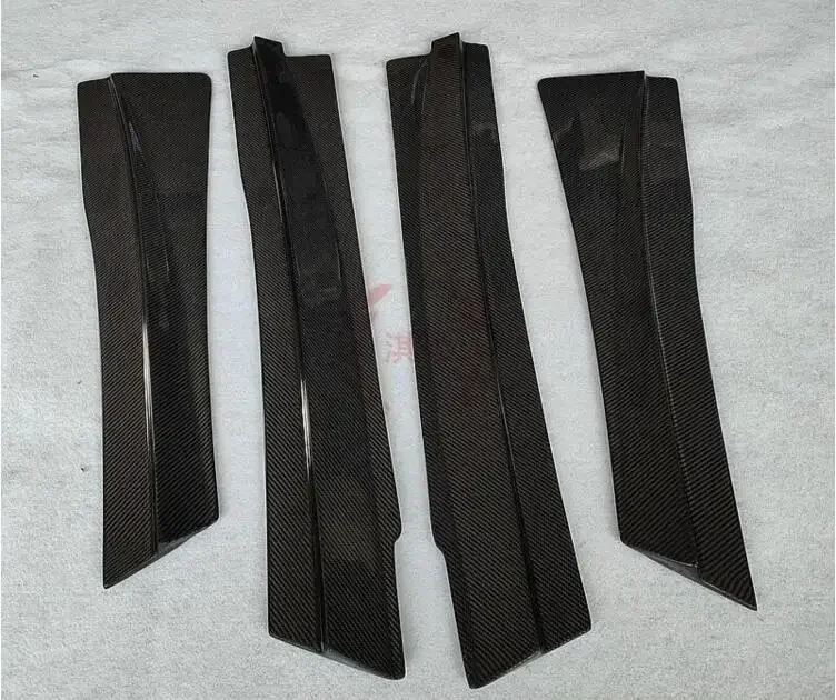 4 шт. боковые удлинители из настоящего углеродного волокна комплект губной