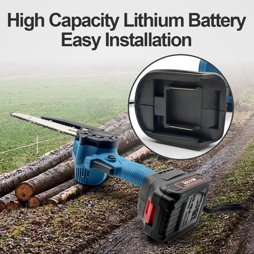 6-дюймовая бесщеточная электрическая пила для обрезки ручная Беспроводная