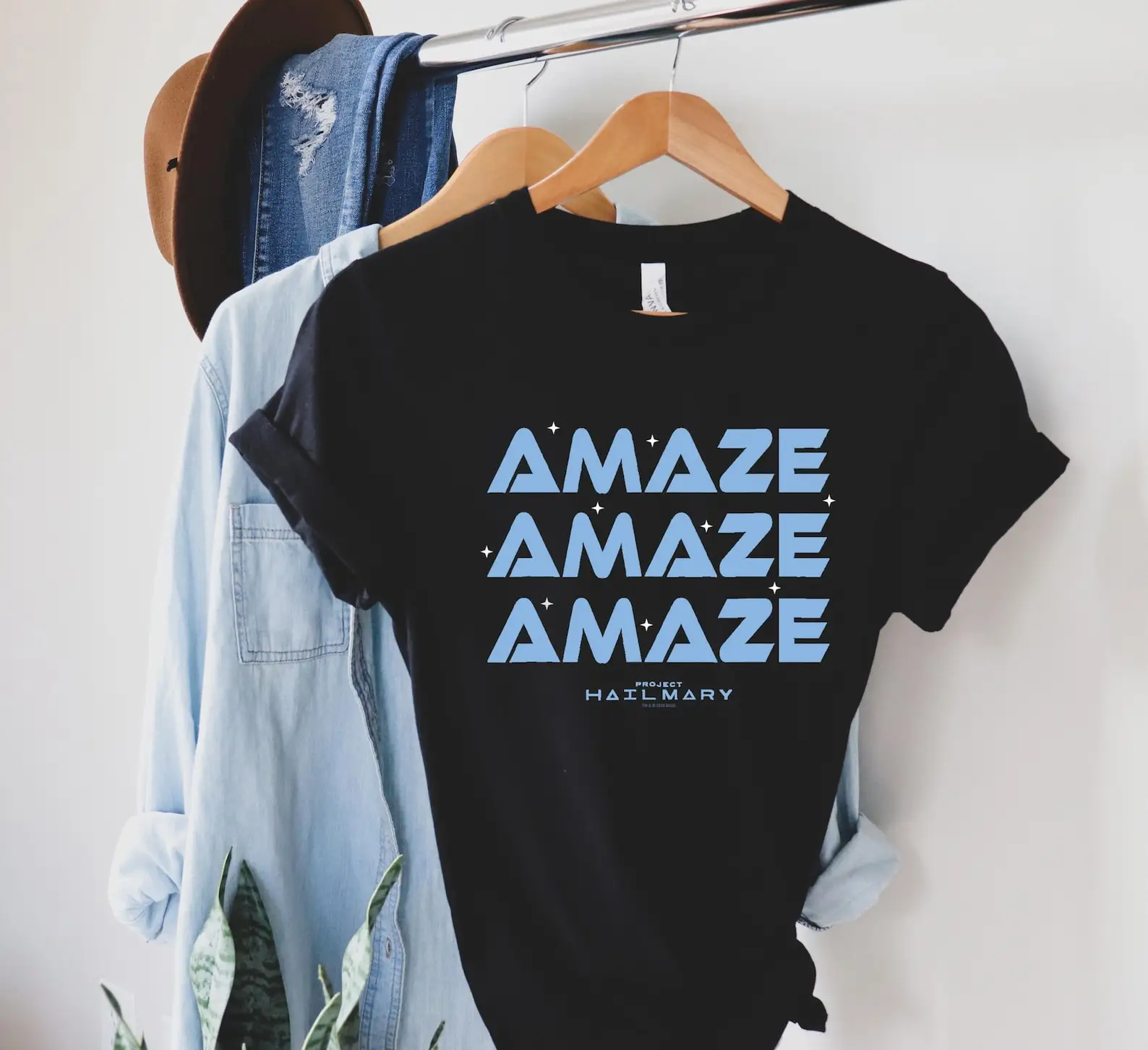 Футболка Project Hail Mary, футболка Amaze Amaze Amaze, подарок для любителей научно-фантастической литературы, одежда по мотивам космических фильмов, минималистичная футболка с круглым вырезом, футболка для фанатов Rocky (art.: 3920dbeaef78c) - 3920dbeaef78c