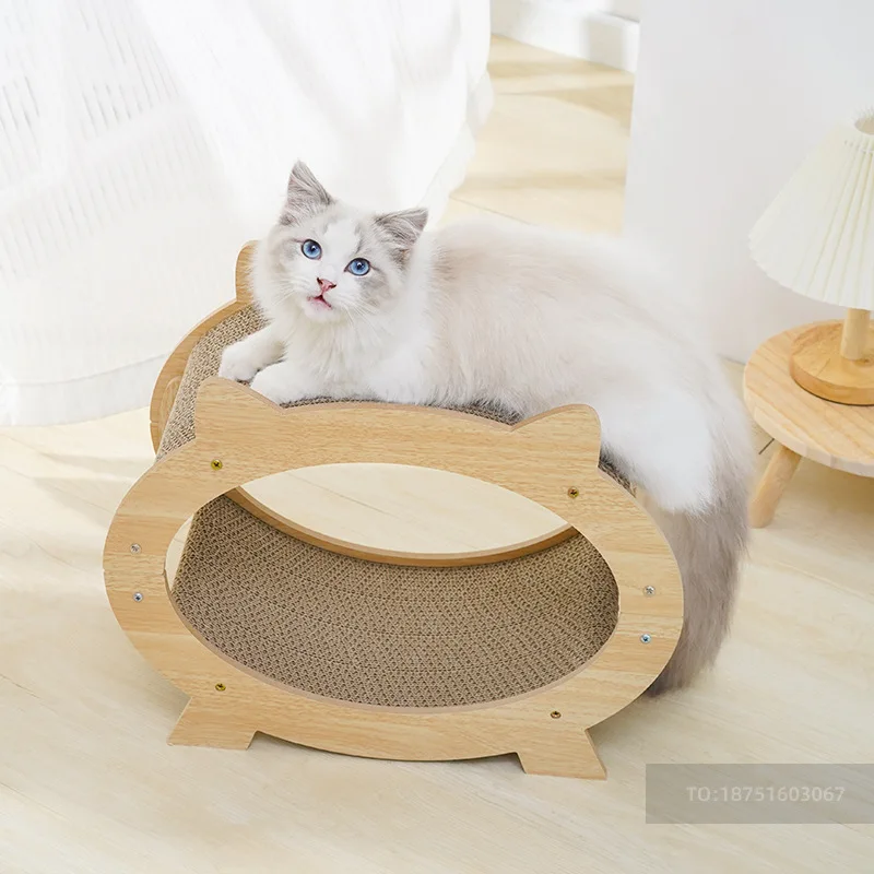 

New TV model cat scratching board cat litter corrugated paper can be replaced with scratch resistance