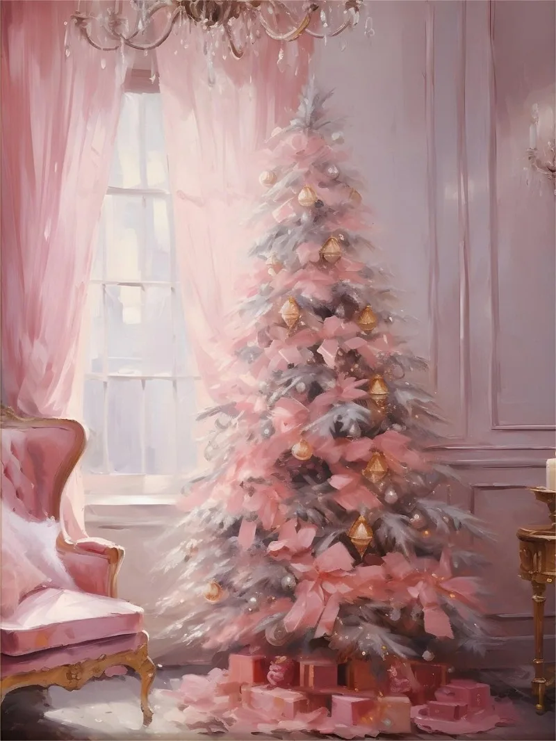 

Рождественский абстрактный постер на холсте