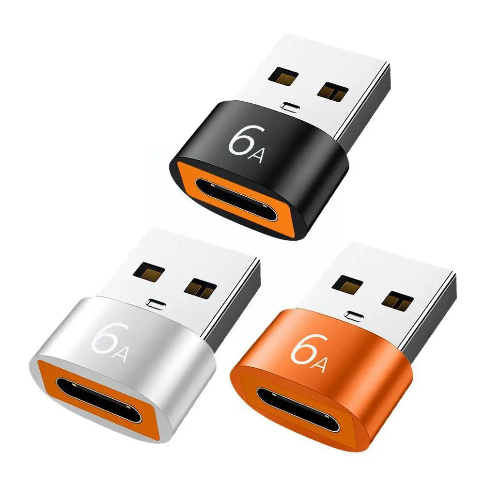 

Usb To Type-c 6a Female Adapter For Oneplus Realme Cable Connector Adaptor R0i2