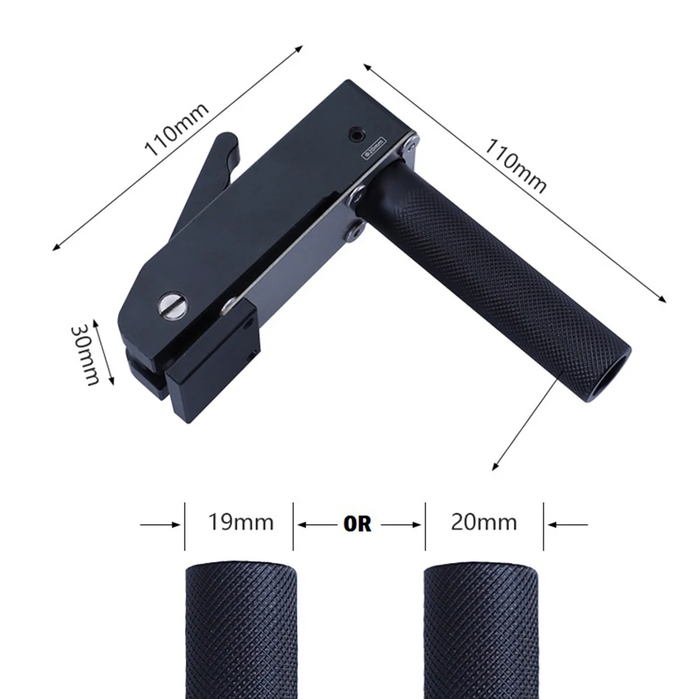 

19/20mm Stainless Steel Fast Fixed Non-slipping Clip Desktop Clip Hold Down Clamp For Woodworking Benches Hand Tools