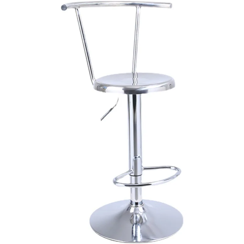 

C89 stainless steel backrest bar chair _ laboratory clean workshop assembly line explosion-proof work metal lifting stool