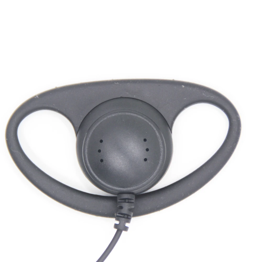 Gtwoilt D Shape Earphone for Kenwood Soft Rubber Earpiece Headset for Motorola Radio With one pin & 3.5mm Mono Plug