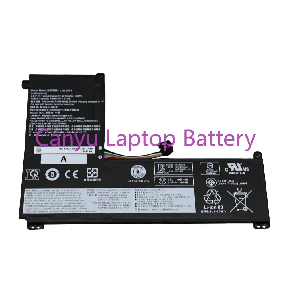 2024 L19L2PF1 2ICP4/59/140 аккумулятор для Lenovo B10W42964 SB10W42960 7 6 В 32 Втч 4210 мАч новый ноутбука