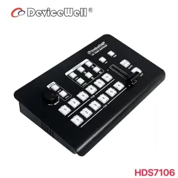 

DeviceWell HDS7105 Super Mini Switcher 4 HD-MI + 1 DP inputs 5 channel 1080P OBS Stream HD SDI Video Switcher VS ATEM Mini Pro