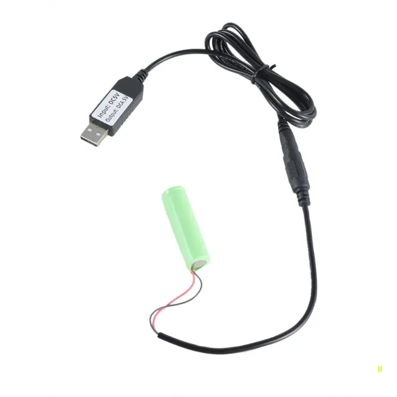 USB 5V2A до 4 5 В AA LR6 аккумуляторная линия преобразователь для замены батарей кабель