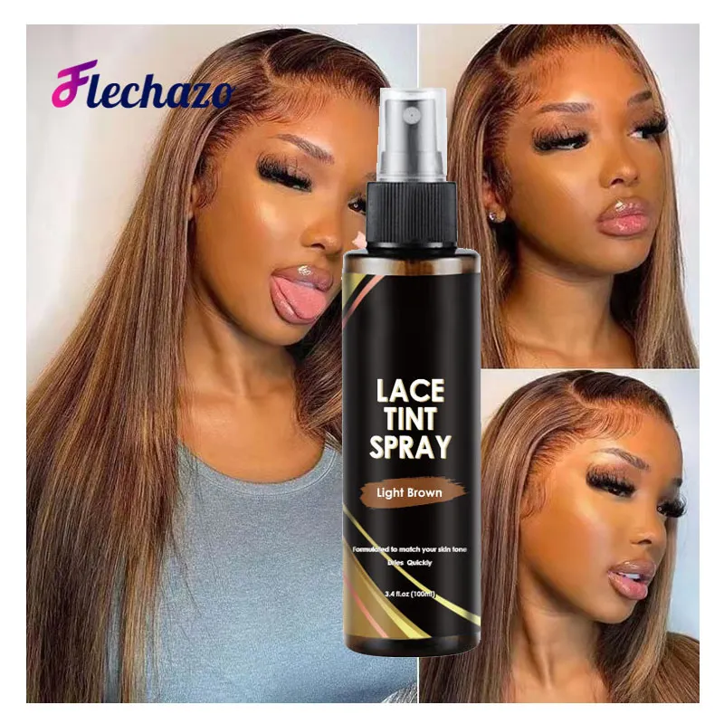 Flechazo Lace Tint Spray For Wig Wearers Beginners Real Looking Same Scalp Color Lace Melt Tint Spray For Hiding Knots On Wigs