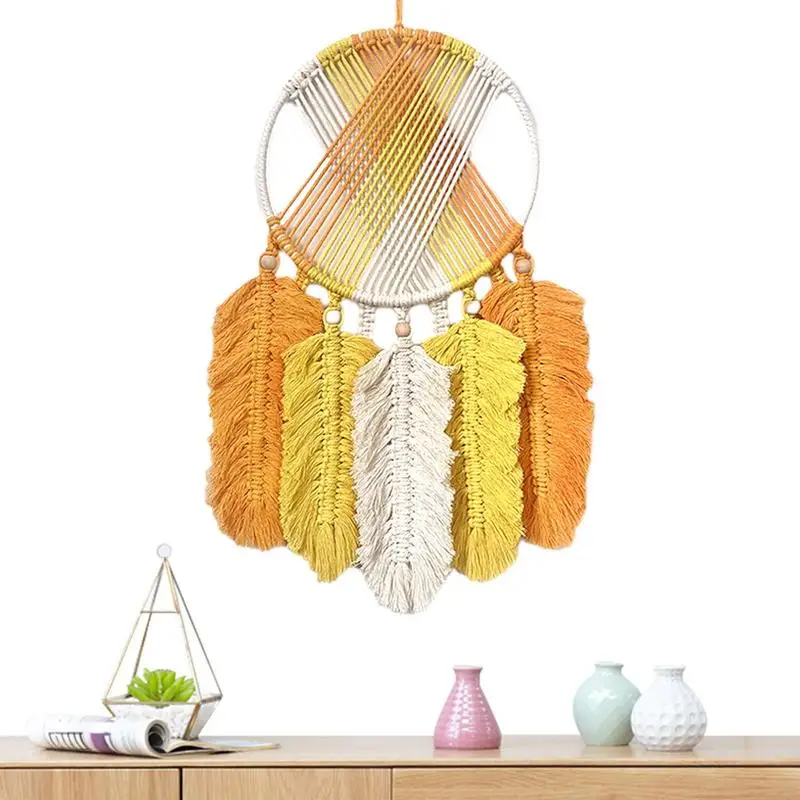 

Dreamcatcher Dream Catcher Wall Decor Bohemia Hand-Woven Macrame Gift Nice Dream Macrame Dream Catchers For Bedroom Study Room