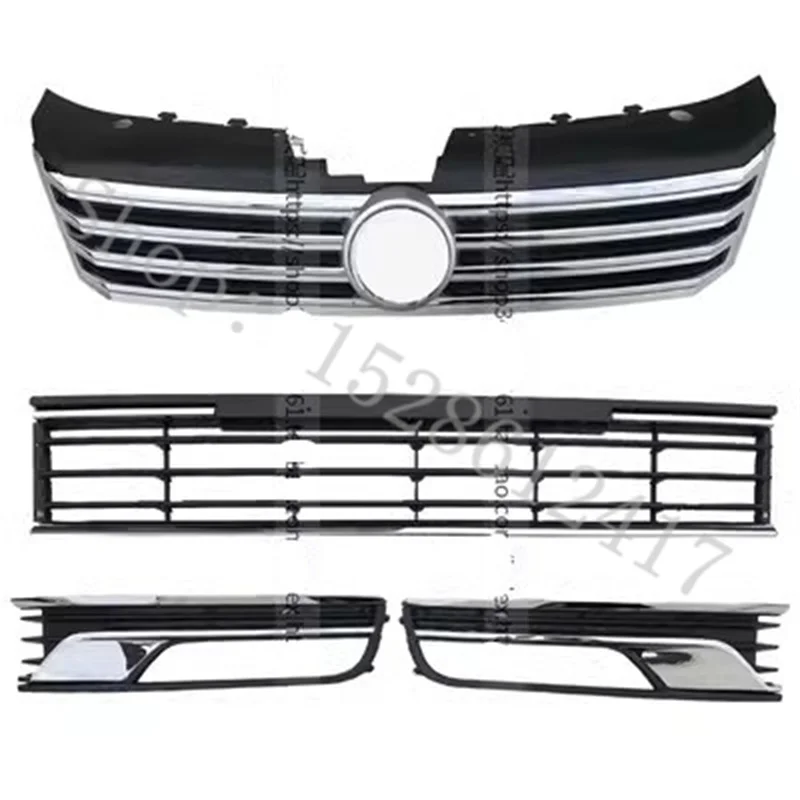 

for VW/ Volkswagen passat B7 B7L 2012-2017 styling grille Fog lamp shade Racing Grills Front Bumper Grill Radiator accessories