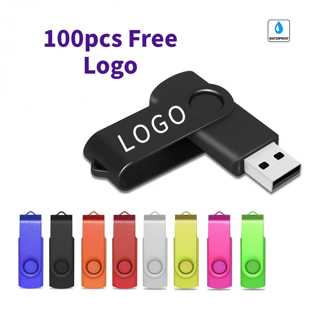 

Free Custom 100PCS USB Flash Drive Pen Drive 256MB 512MB 1GB 2GB 4GB 8GB 16GB Pendrive Memory Stick 32GB 64GB USB Stick Gift