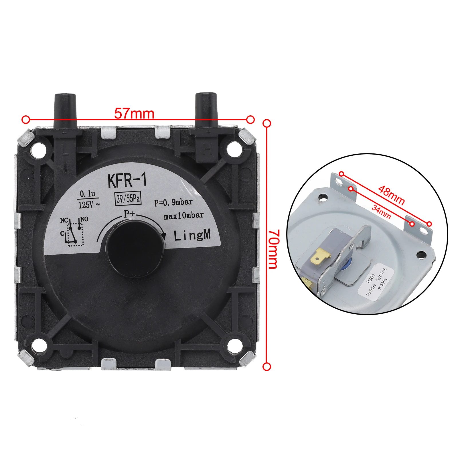 Переключатель переменного тока V Hz S переключатель давления воздуха запасная