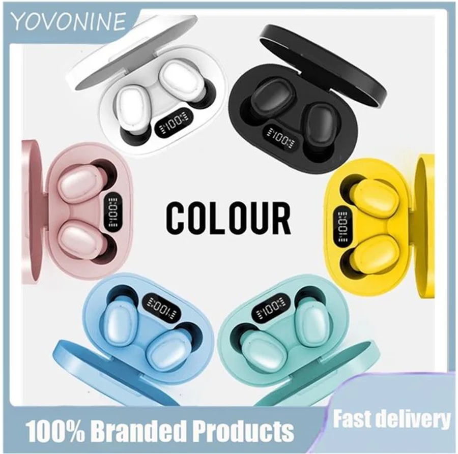 

YOVONINE E7s Tws Wireless Bluetooth 5.0 Earphone Sport Headphones HIFI Noise Reduction Low Delay Waterproof Headset for Phone