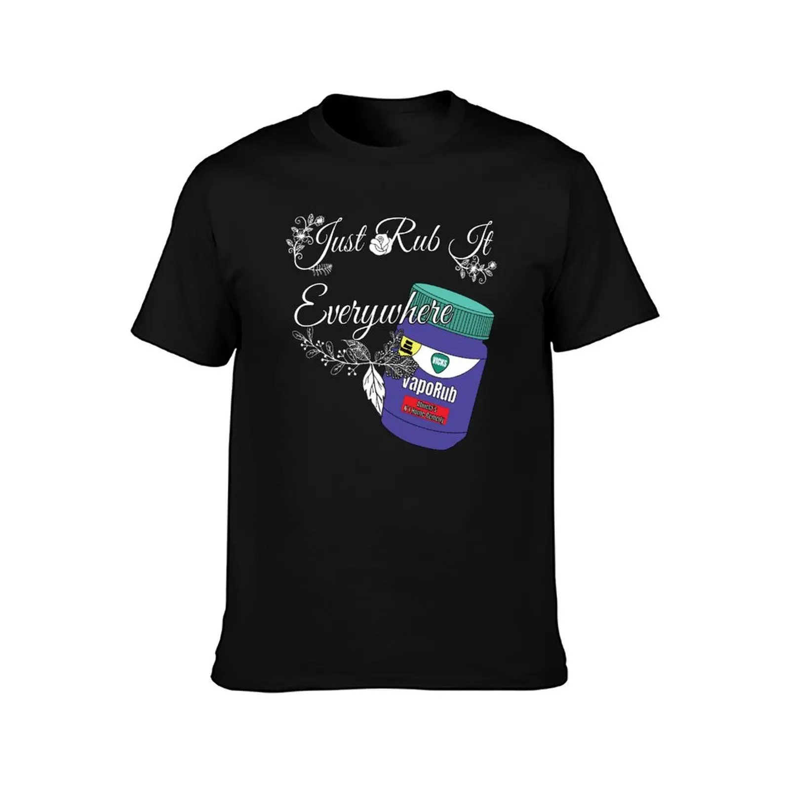Фото Футболка Put It Everywhere Ponte Vicks Vaporub, однотонная, больших размеров №2