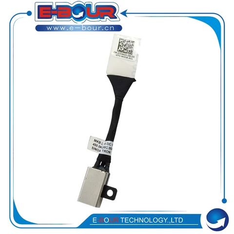 10 шт. разъем постоянного тока для ноутбука Latitude 3410 3510 P129G 07DM5H, разъем питания постоянного тока, порт зарядки, разъем адаптера постоянного тока с кабелем, новый