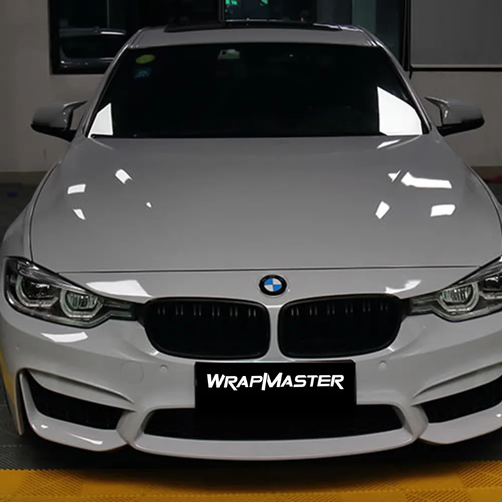 Wrapmaster 5*56ft ПЭТ супер глянцевый вулкан серый обертывания для всего автомобиля