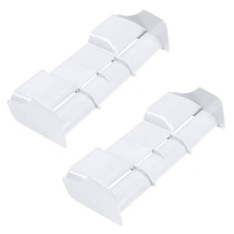 

2X 1:8 Buggy RC Cars RC Plastic Nylon Tail Wing For 1/8 Scale Nitro Electric Powered Off Road Buggytruck Remote,White