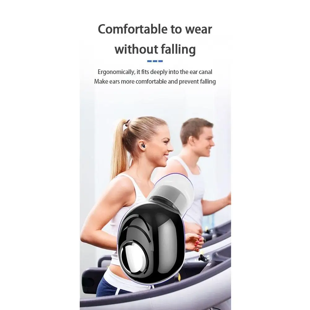 Беспроводные наушники L16 Mini с одним вкладышем Bluetooth 5 0 гарнитура крючком деловой