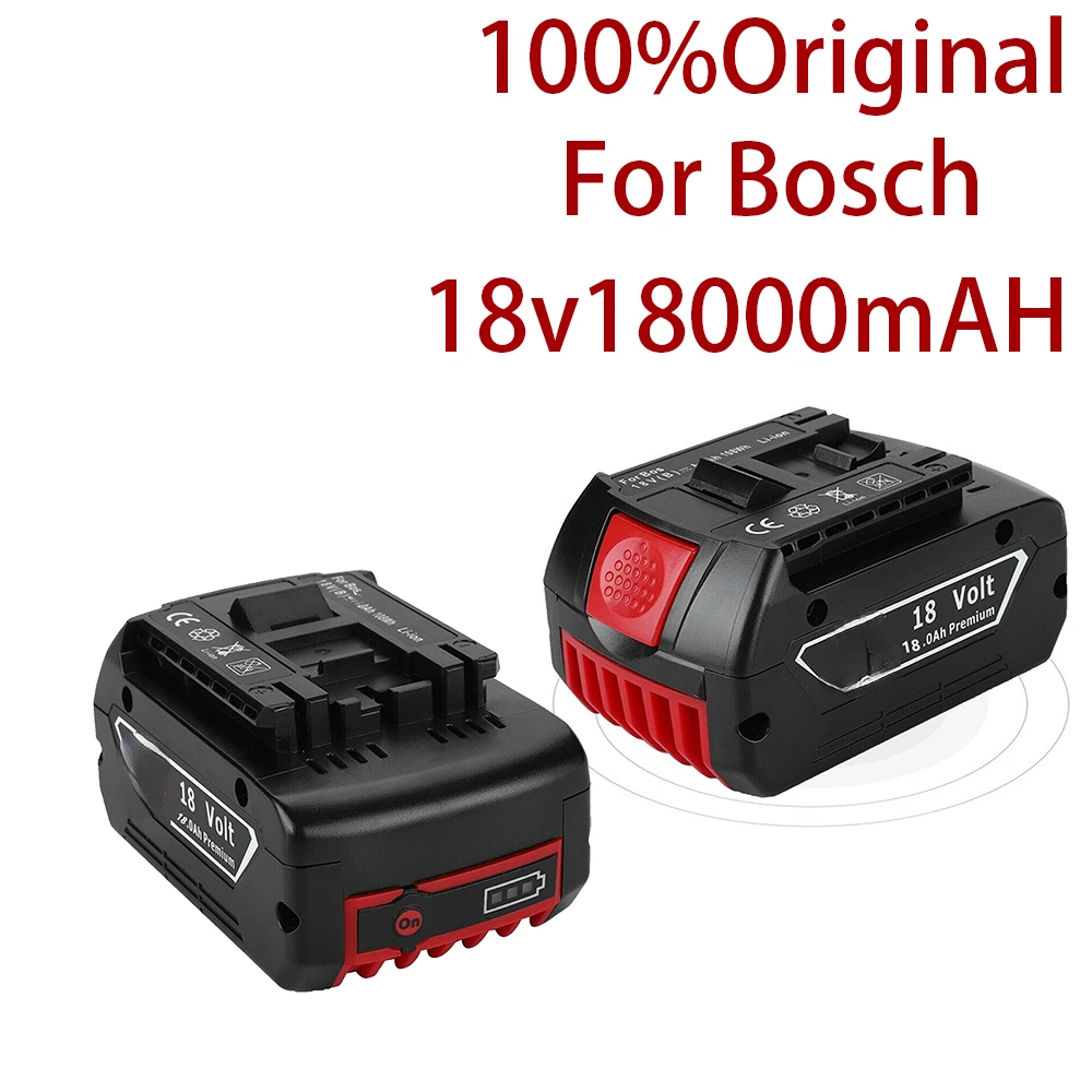 

Аккумуляторная батарея 2021 18 в 18000 мАч для Bosch 18 в, резервная батарея 6.0A, портативная Замена для индикатора Bosch BAT609