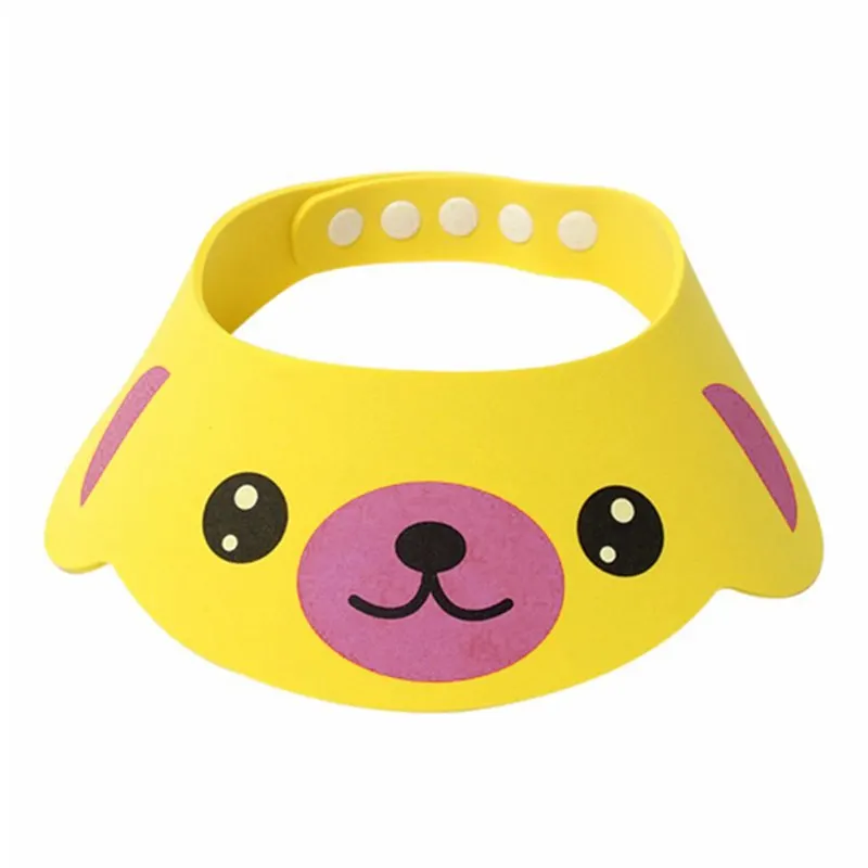 

Новый безопасный шампунь для душа мягкая шапка для купания шапка для малышей детей желтый