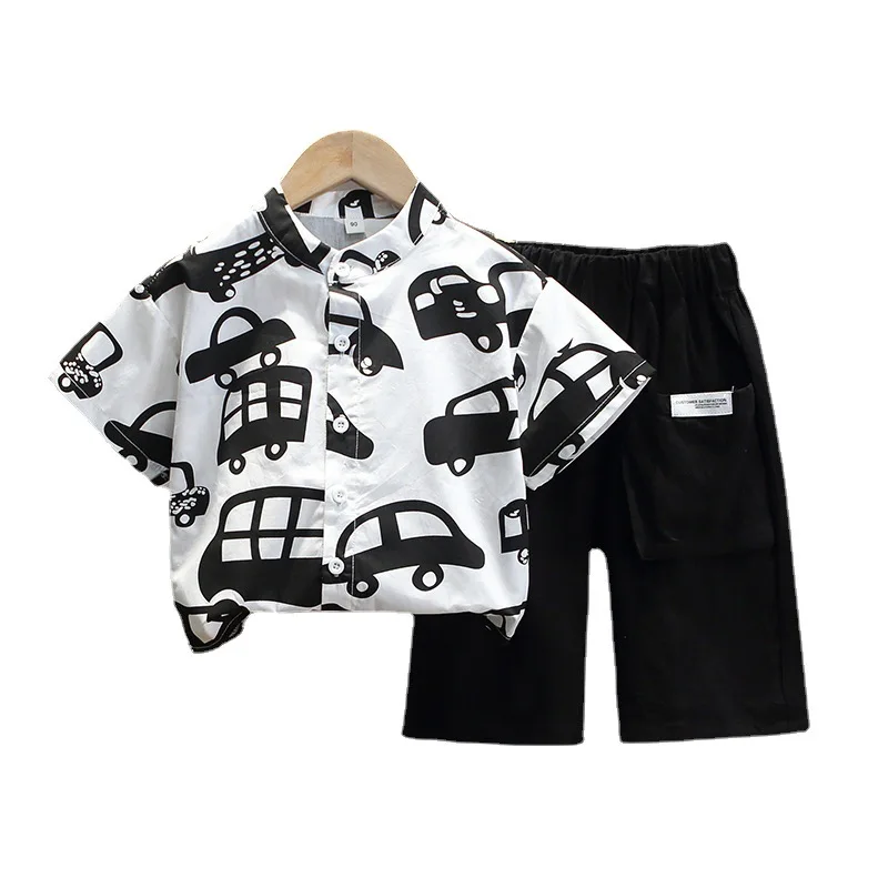 

Summer Children Cotton Clothing Suit Baby Boys Girls Clothes Kids Shirts+Pants 2Pcs/Sets Fahion Toddler Tracksuits 2-11Years
