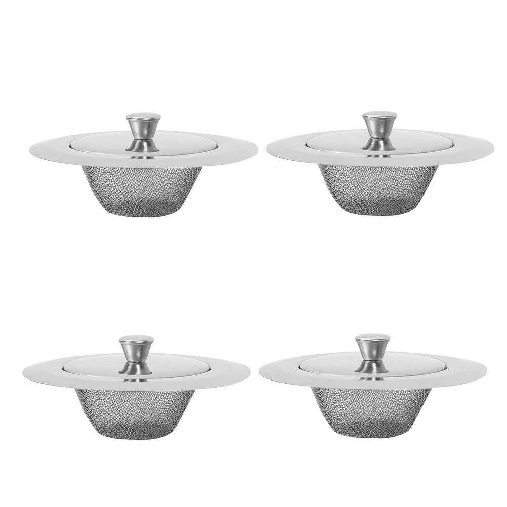 

4pcs Sink Filter Meshes Kitchen Washing Room Sink Strainers for Kitchen Bathroom