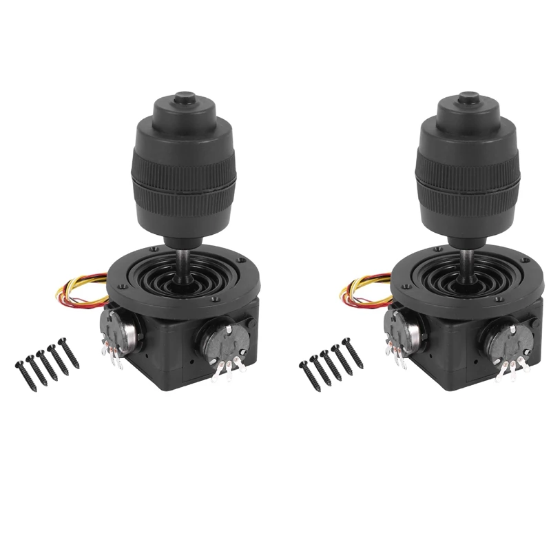 

Best 2X 4-Axis Joystick Potentiometer Button Controller For JH-D400X-R4 10K 4D Sealed Rocker Potentiometer