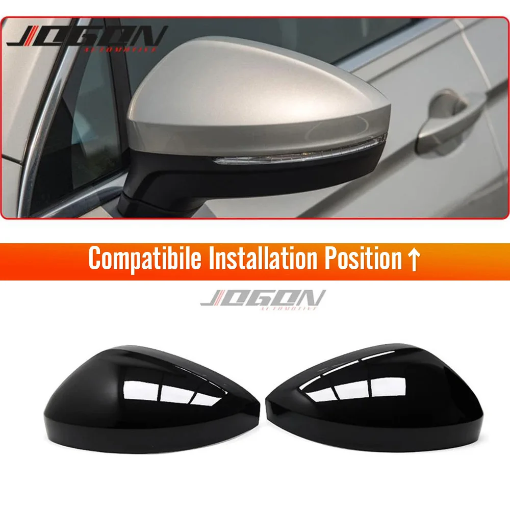 

For VW Tiguan MK2 II R 5N 2017-2020 Car Rearview Mirror Cap Replacement Side Wing Mirror Cover Case Exterior Accessories